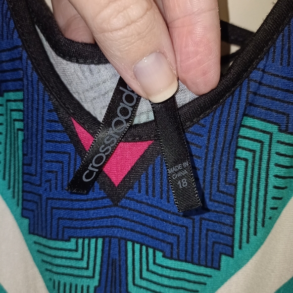 CROSSROADS Maxi Dress Geometric Pattern - Picture 3 of 6